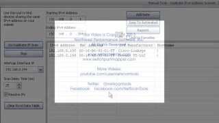 Duplicate IP Address Scanner