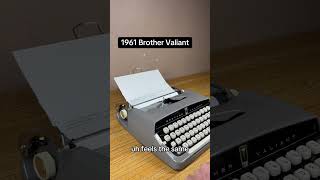 How to use all functions on a 1961 Brother Valiant vintage portable typewriter