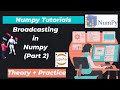 31. Broadcasting in Numpy (Part 2)