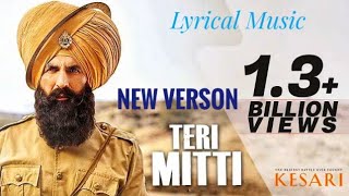 Teri Mitti | Tribute-Lyrics Animation | B praak | Akshay Kumar | Manoj Muntashir | Arko | Kesari |