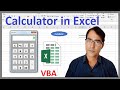 Make Calculator in excel VBA | Calculator in Excel | Excel VBA project