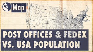 Post Offices VS. FedEx Locations. Where are they?
