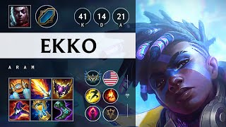 Ekko ARAM: Quadra Kill, Legendary - NA Challenger Patch 14.24