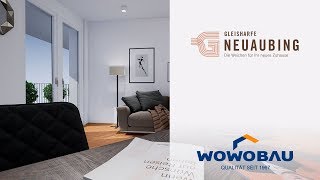 WOWOBAU Gleisharfe Neuaubing - Videofahrt durch eine Wohnung