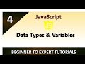 JavaScript Tutorial 4 - Data Types and Variables