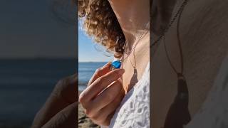 Making Caspian Sea Necklace \u0026 Pendant - I made original #jewelry for gift on special days