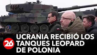 Llegaron los primeros tanques Leopard enviados por Polonia