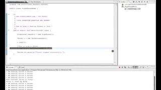 How to stop a running Thread in Java Demo