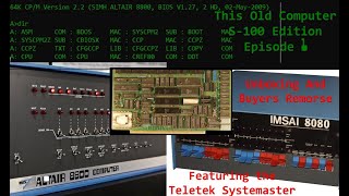 This Old Computer Episode 1 Teletek Systemaster S-100 Z80 Computer, Unboxing and Buyer's Remorse