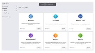 How to enable Facebook SignIn in a Firebase App?
