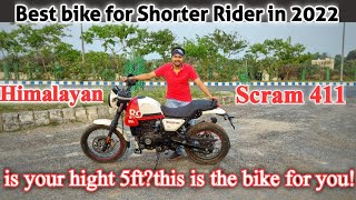 Best bike for Short Rider in 2022 | Himalayan Scram 411 Test Ride Review | Honest ride impression