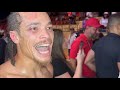 Blair Cobbs IMMEDIATELY AFTER DROPPING & BEATING Adrien Broner; CELEBRATES with Teofimo Lopez