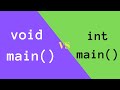 Difference between int main and void main in c programming | Dr. Yogendra Pal | Hindi / Urdu