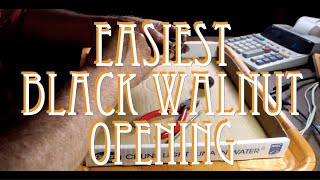 Opening Black Walnuts - DON'T Smash Your Nuts, HUG THEM