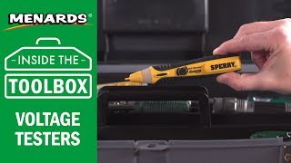 Menards - Inside the Toolbox - Voltage Testers