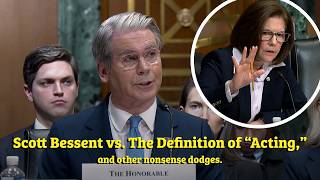 Five Minutes of Scott Bessent Dodging Questions and Making Zero Sense