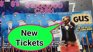 New Tickets. $5 Gus \u0026 $20 Cash Corners. Pa Lottery Scratch Tickets