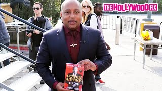 Daymond John From 'Shark Tank' Promotes His New Book 'The Power Of Broke' At Extra In Hollywood, CA