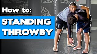 Standing Throw By to Back Control in Jiu Jitsu or Wrestling