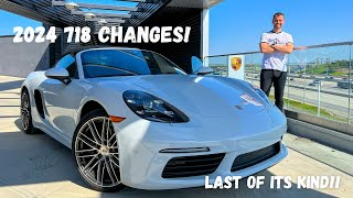 2024 Porsche 718 Cayman and Boxster Changes! The Final Year for the Internal Com