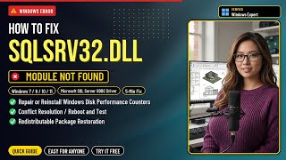 How to Fix sqlsrv32.dll and SQL Errors!