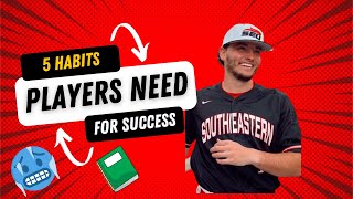 5 Game-Changing Habits Every Baseball Player Needs To Succeed (You’re Missing These!)