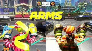 【ARMS Live】ういえあお vs ネホリハホリ　５先勝負　その後参加型闘技場