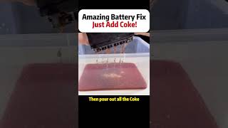 Amazing Battery Fix: Just Add Coke!  #BatteryRepair #DIYHacks #LifeHacks