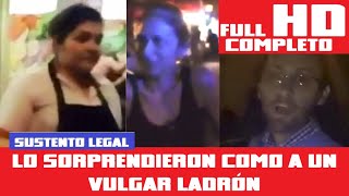 🔴Como vil ladrón, huyendo con su botín, roba en propiedad privada, y se esconde en su negocio 🏃‍♂️👁️