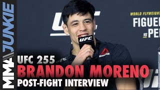 Brandon Moreno vows to bring flyweight title to Mexico | UFC 255 post-fight interview