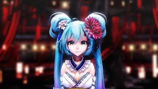 【MMD】凛として咲く花の如く（Miku）