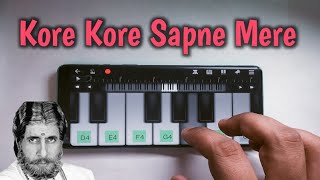 Kore Kore Sapne Mere | Sooryavansham | Easy Piano Notes