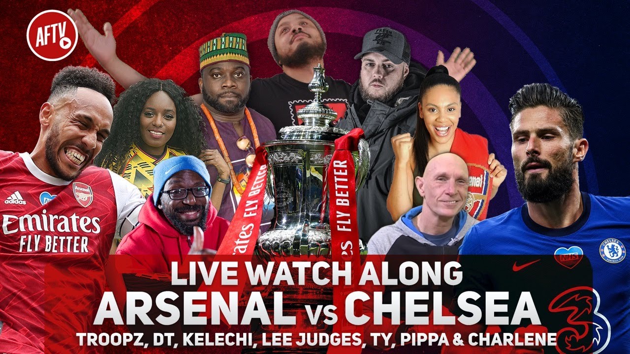 Arsenal Vs Chelsea | FA Cup Final Live Watch Along - YouTube