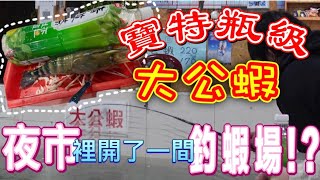 【釣蝦場的故事EP88】夜市居然有釣蝦場？！釣寶特瓶級大公蝦拉力十足！｜新天宇釣蝦場｜壹二壹二1212｜台湾のエビ Shrimp fishing in Taiwan