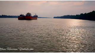 গঙ্গার উপরে সূর্যাস্তের দৃশ্য | Sunset view | Sk Alfaaz Hossain Presents