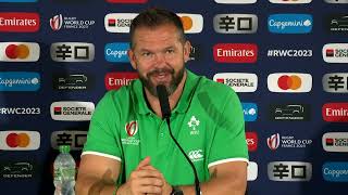 Ireland 59 - 16 Tonga | Farrell & Sexton post-match presser