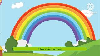 Look at the pretty Rainbow 🌈 LKG rhymes for toddlers