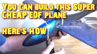 EDF Lidl Glider EASY RC Build - plus   BRILLIANT maiden flight!