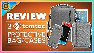 REVIEW: Tomtoc protective cases for Nintendo Switch, iPad and Laptops. portfolio. shoulder bag