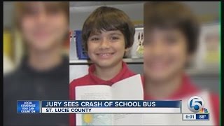 Emotional first day in bus death civil trial