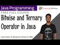 Bitwise and Ternary Operator in Java || Lesson 9 || Java Programming || Learning Monkey ||