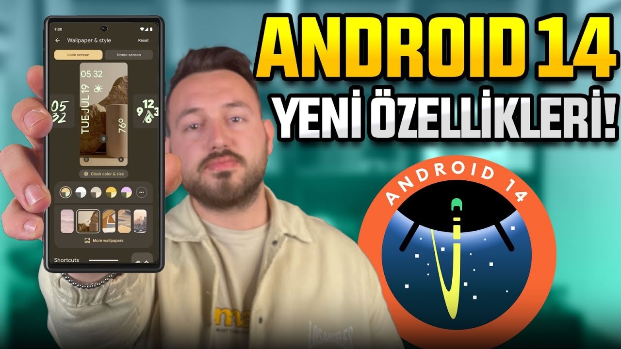 Android Telefonların Yeni Hali! - Android 14 Beta 2 Yükledim! - YouTube