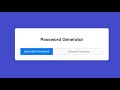 Random Password Generator in Javascript