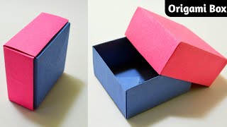 Easiest Origami Box | How To Make a Strong Box From Paper | Origami Box Folding