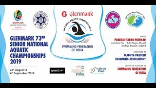 73rd Glenmark Senior National Aquatic Championships 2019, Bhopal