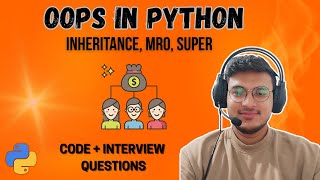 Python OOP: Inheritance Explained | Types, MRO, super(), Diamond Problem