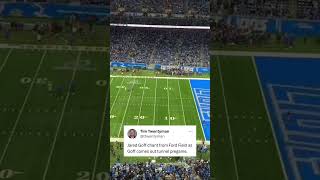 Ford Field Chants for Jared Goff before NFC Wild Card Round | #Detroit Lions #shorts