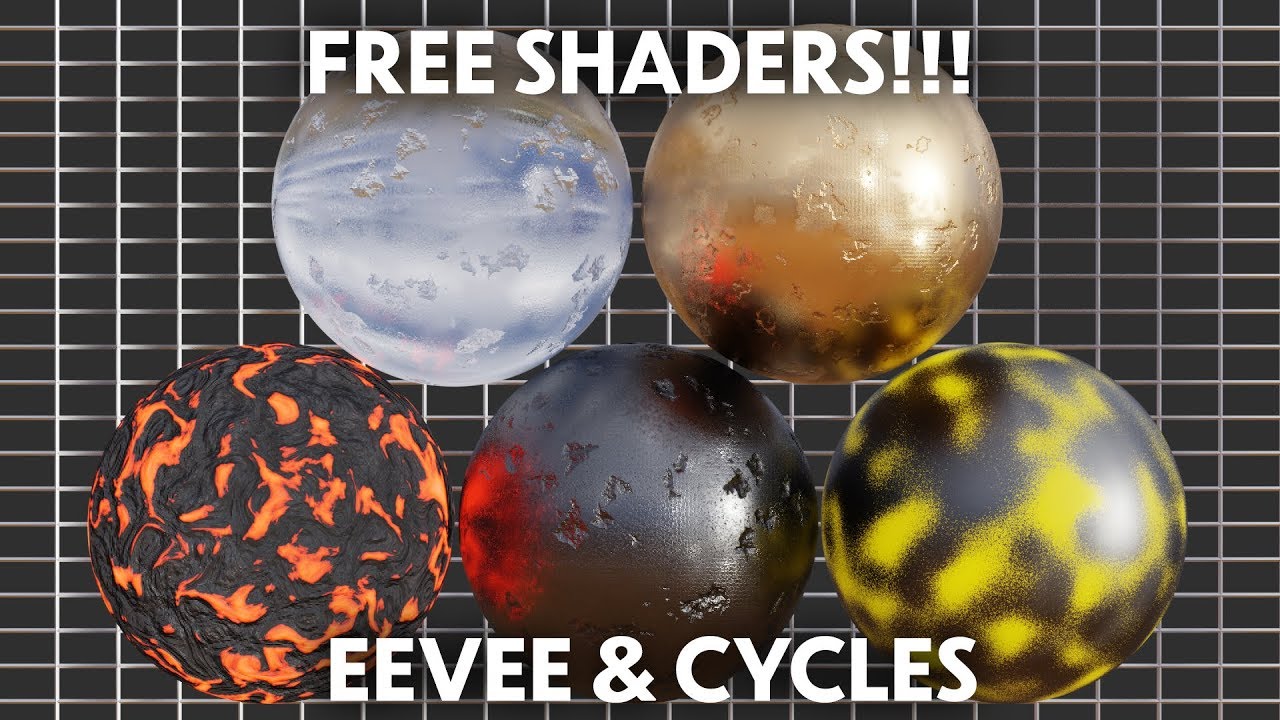 Blender - Free Blender Materials (Eevee & Cycles) - Learn 3D Now