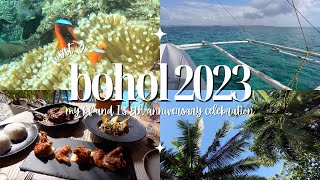 BOHOL VLOG 2023 ♡ pt. 2 (dolphin & turtle watching, fish feeding, island hopping, mosa and mist!)