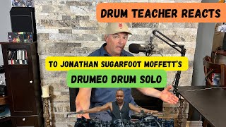 Drum Teacher Reacts To Jonathan Sugarfoot Moffett’s Drum Solo on Drumeo